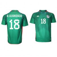 Mexiko Andres Guardado #18 Domáci futbalový dres MS 2022 Krátky Rukáv